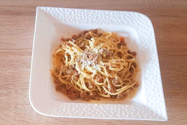 Špageti s mljevenim mesom – osnovni recept